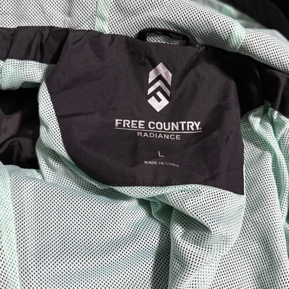 Free Country Radiance Black Jacket Women’s Size Large NWT 5-L8010 - Picture 6 of 6